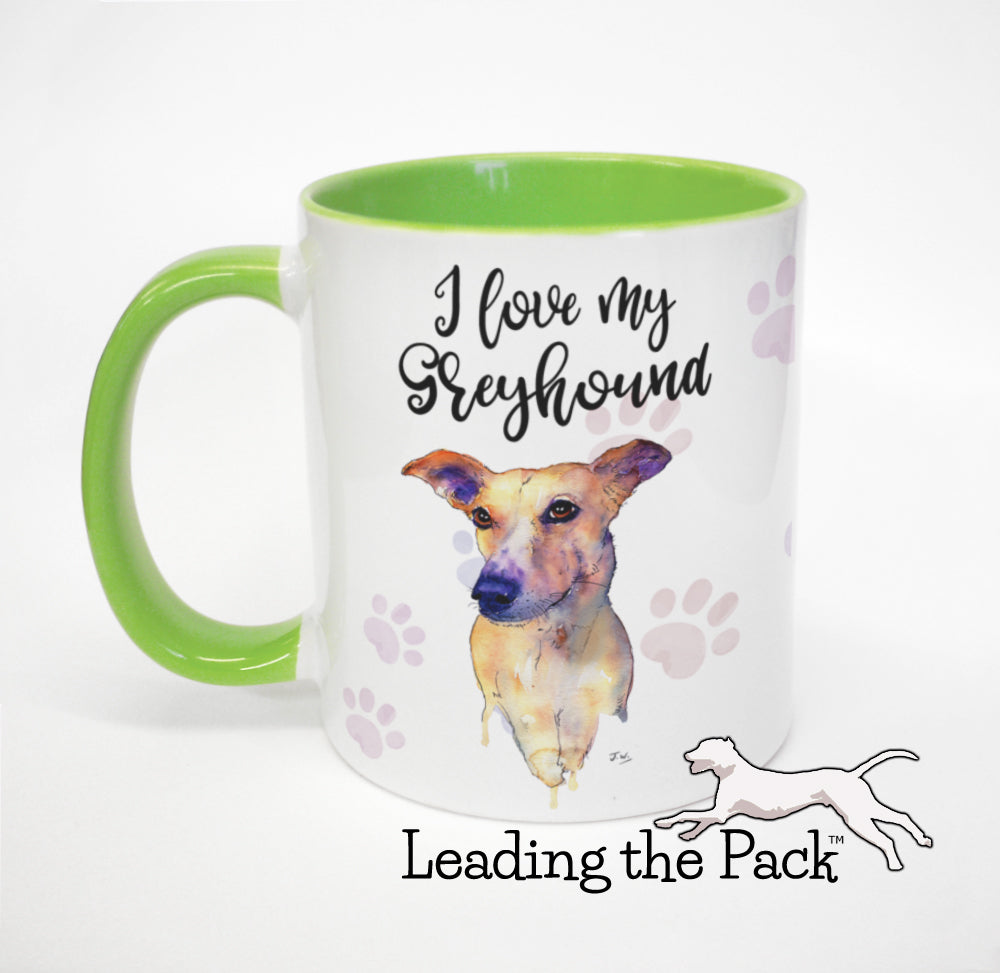 I love my greyhound mug