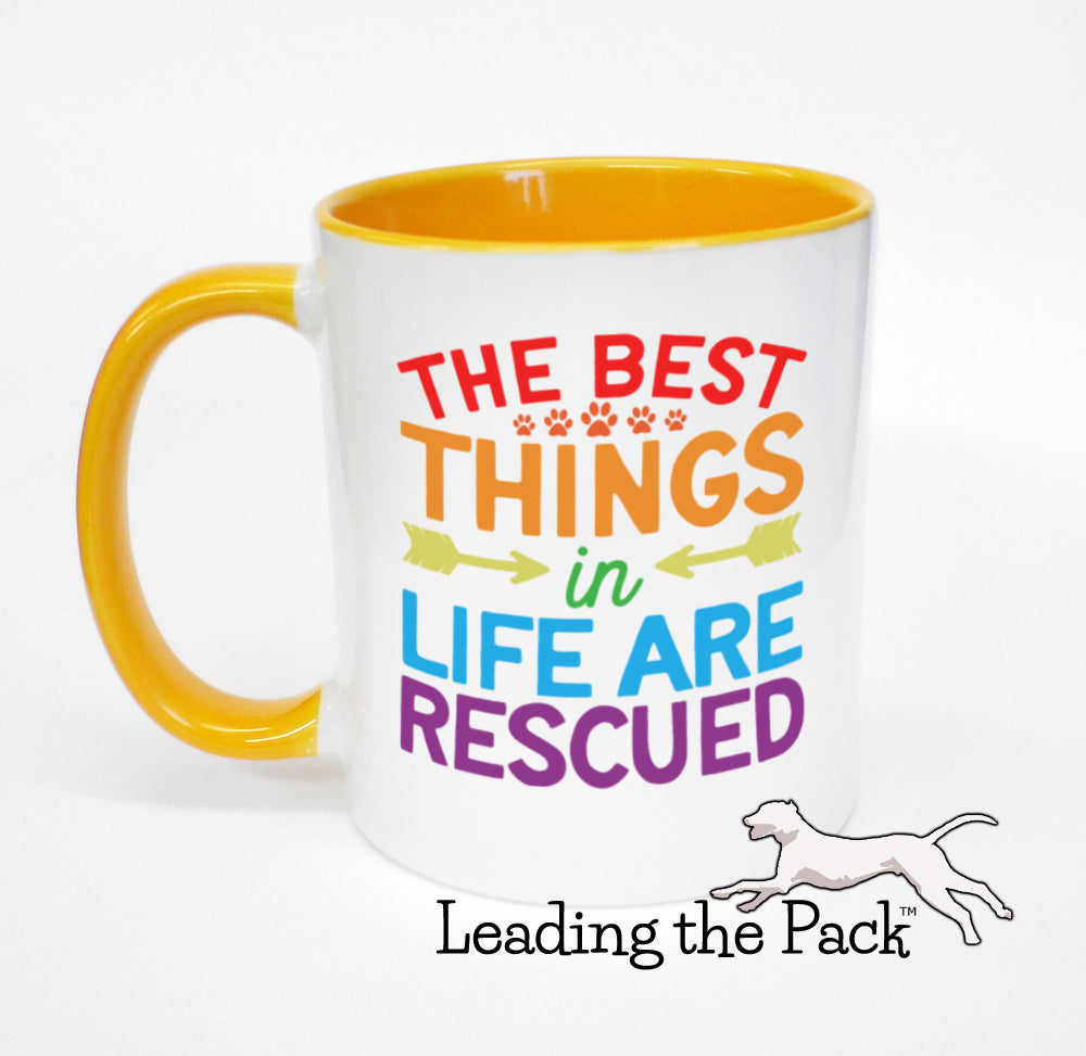 Best things rescued mug