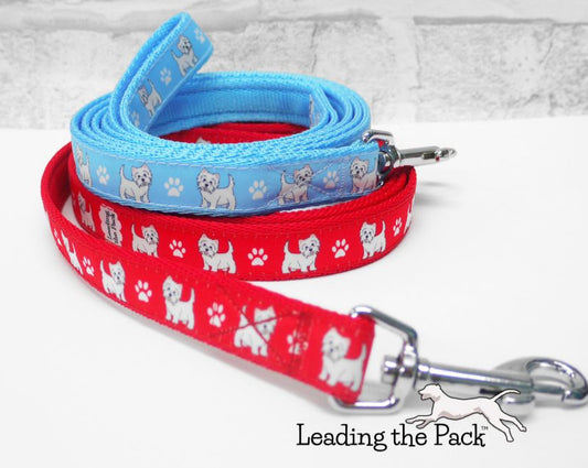 West highland terrier 20/25mm dog collars & leads