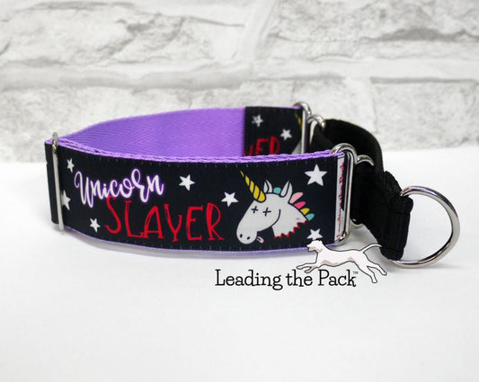 Unicorn slayer 40mm dog collars & leads