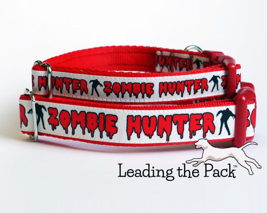 Zombie hunter 20/25mm dog collars & leads