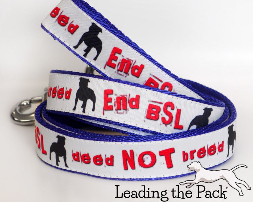 BSL deed not breed 20/25mm dog collars & leads