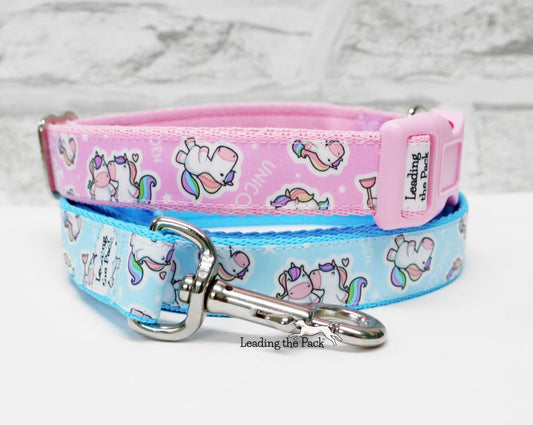 Unicorn stickers 20/25mm dog collars & leads