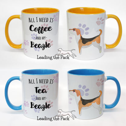 All I need beagle mug