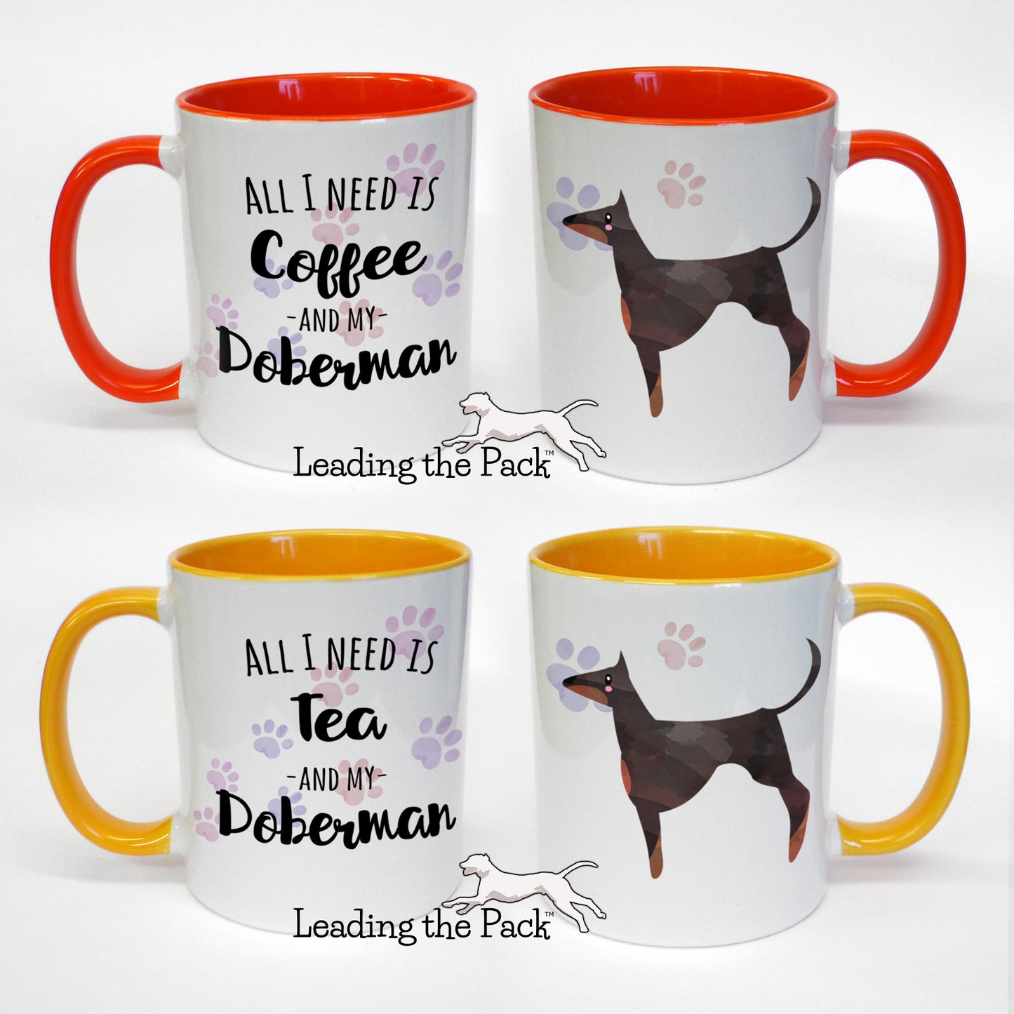 All I need dobermann mug