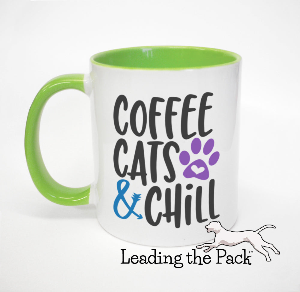 Coffee cats chill mug