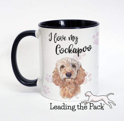 I love my golden cockapoo mug