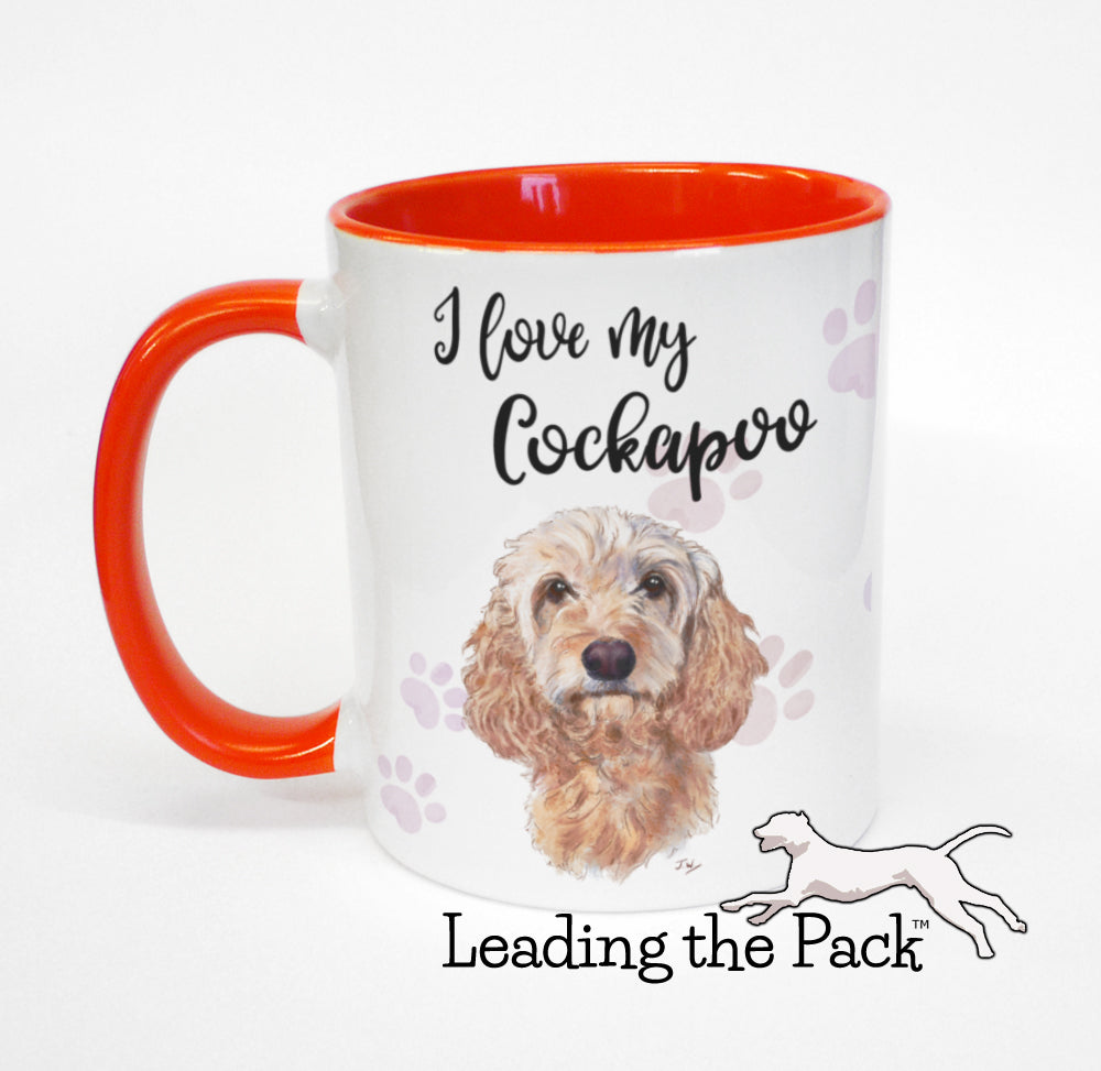 I love my golden cockapoo mug