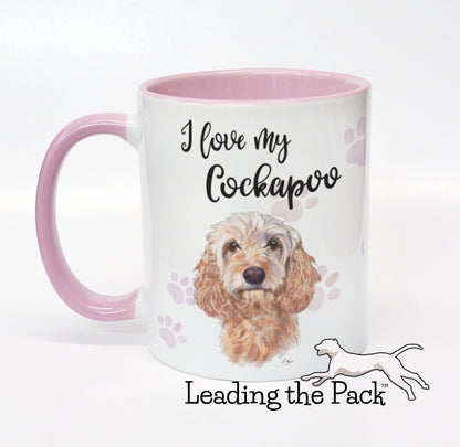 I love my golden cockapoo mug