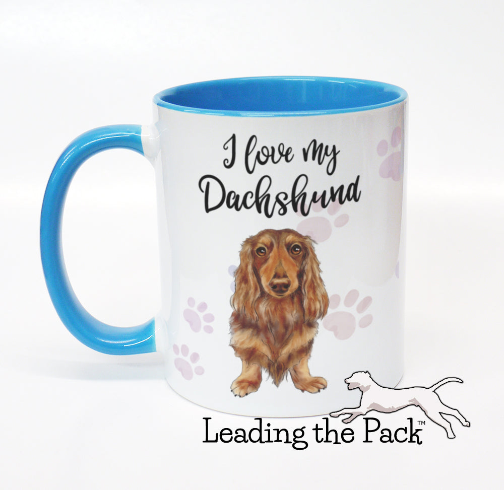 I love my dachshund mug