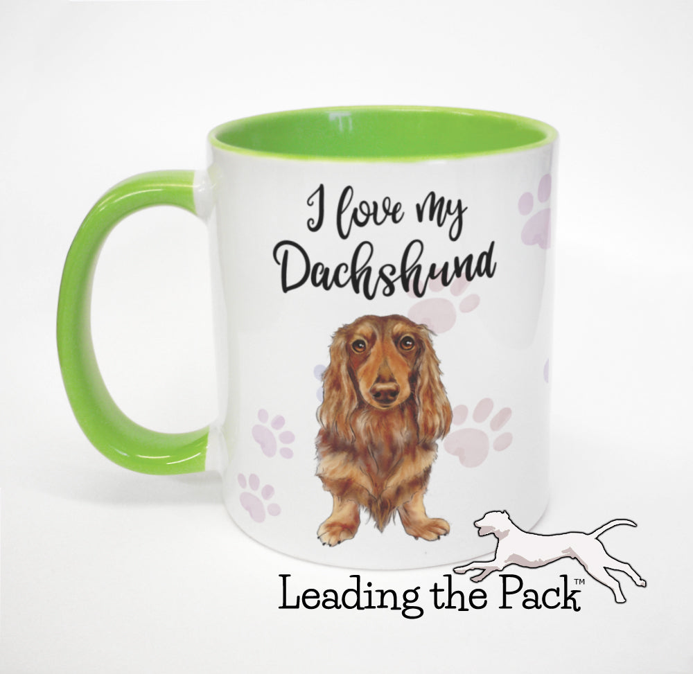 I love my dachshund mug