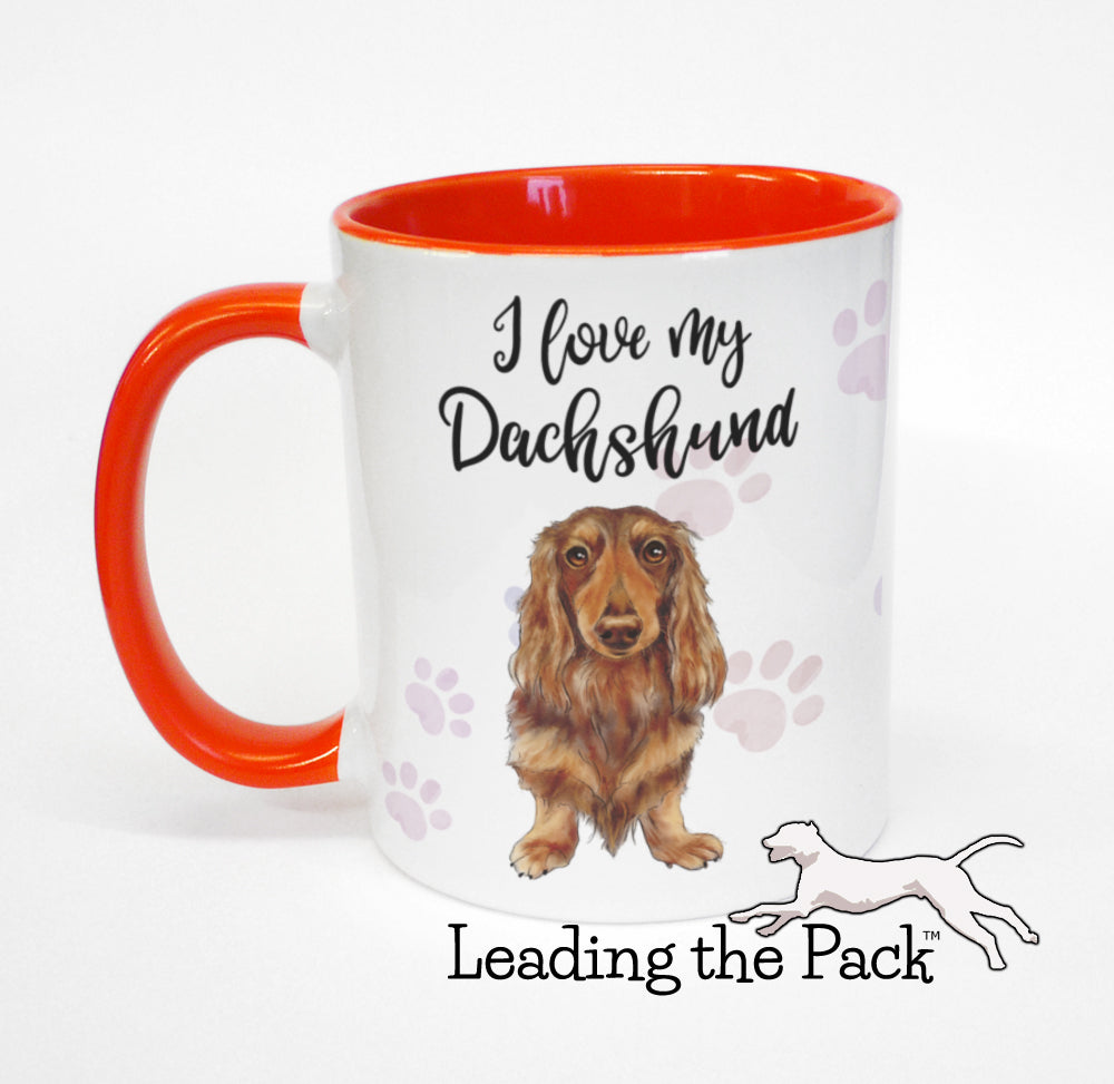 I love my dachshund mug