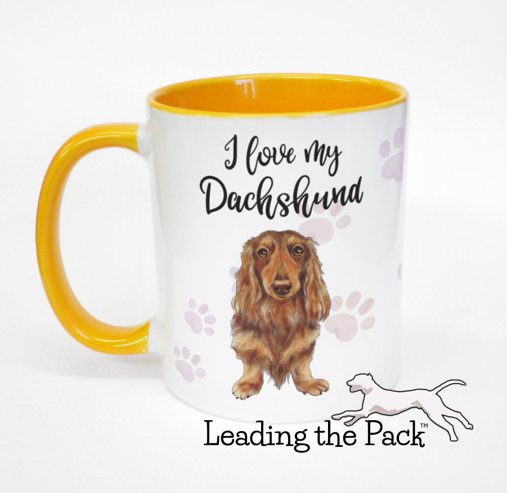 I love my dachshund mug