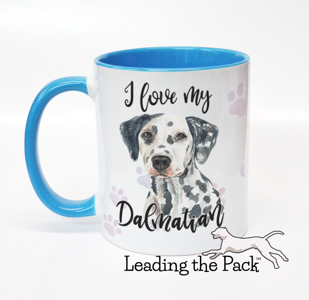 I love my dalmatian mug