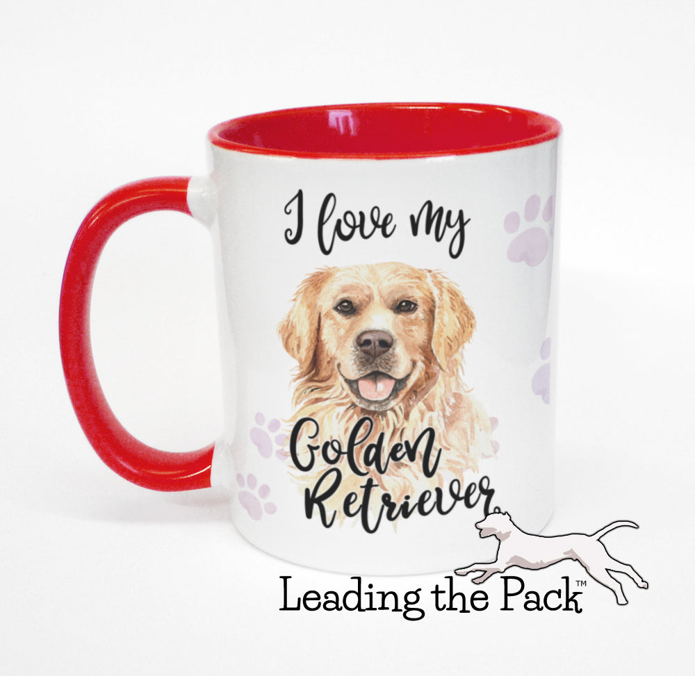 I love my golden retriever mug