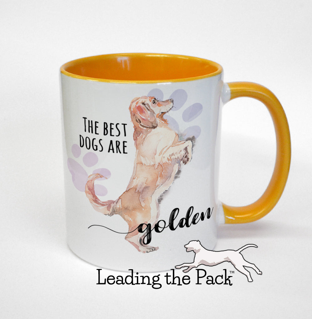 Best dogs golden retriever mug