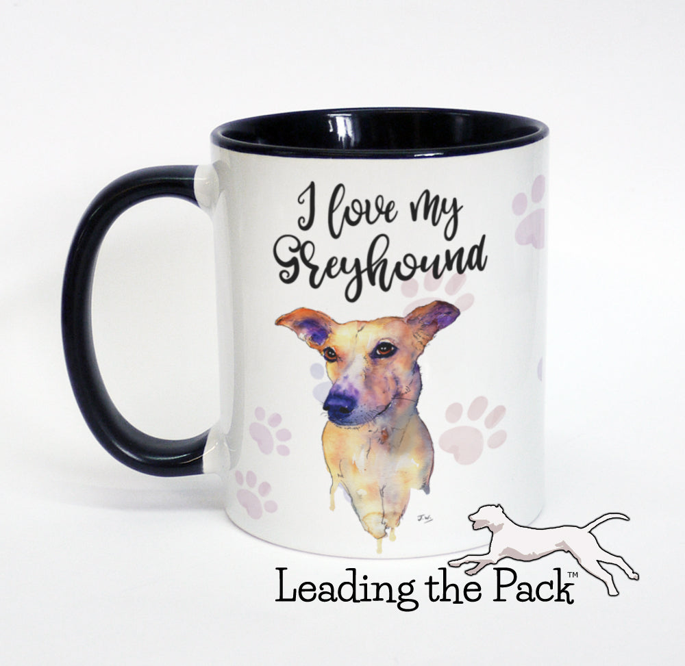 I love my greyhound mug