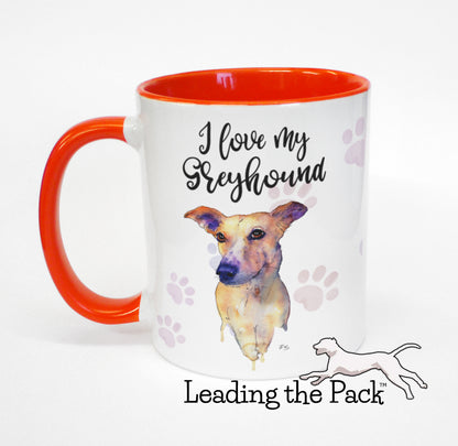 I love my greyhound mug