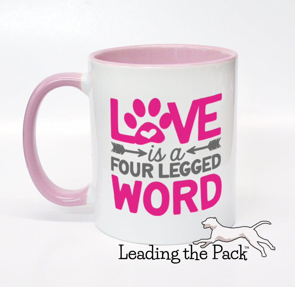 Love is four legged mug