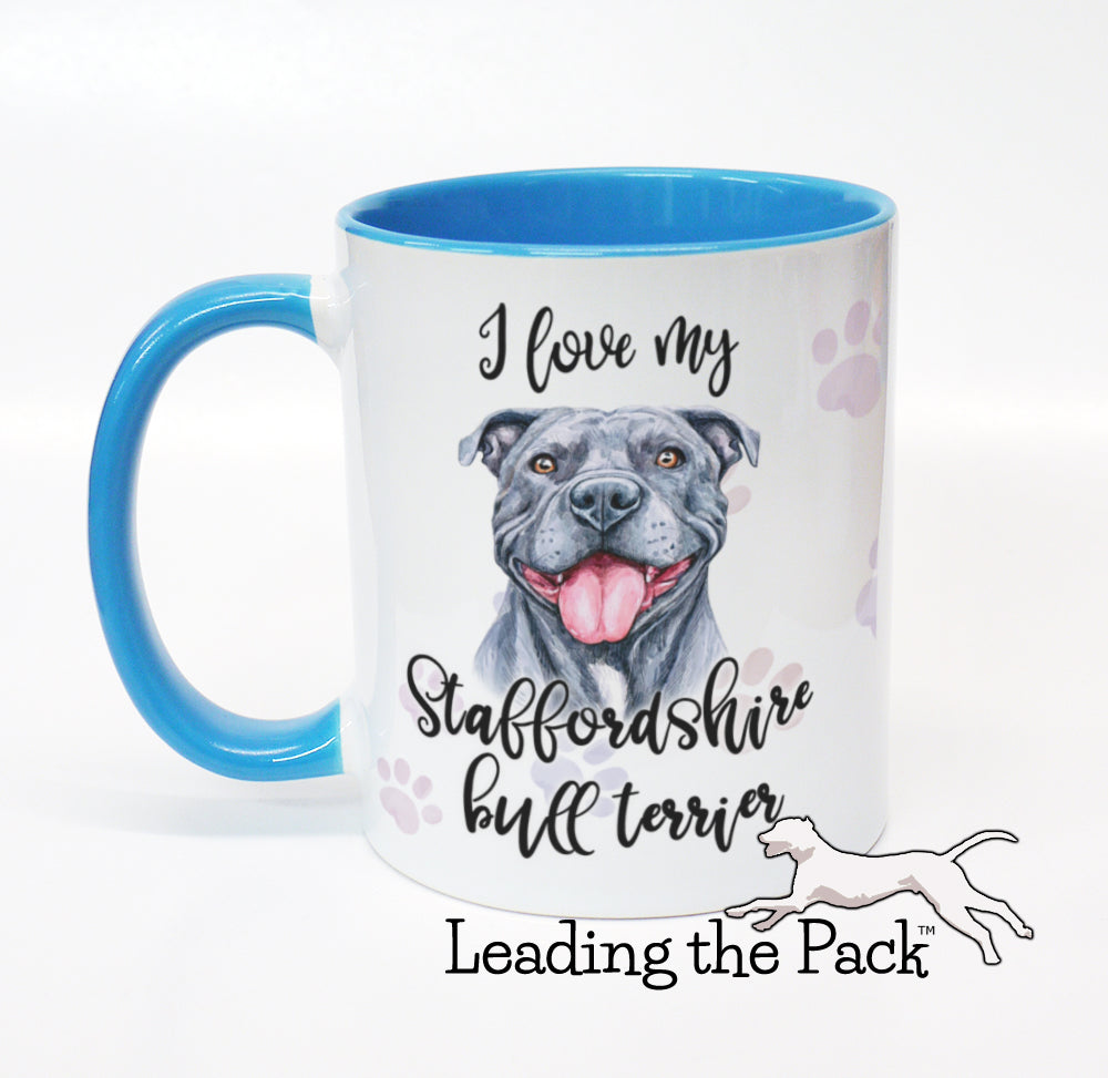 I love my staffy mug