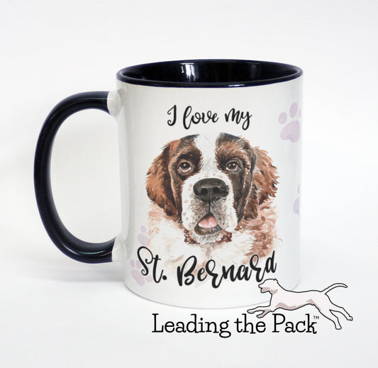 I love my saint bernard mug